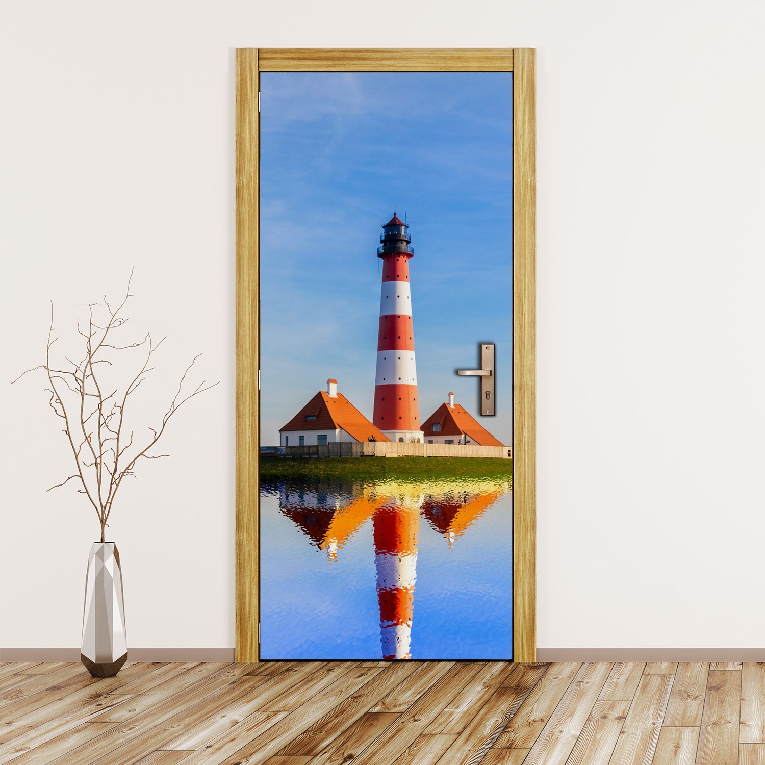 A.Monamour Türtapete Selbstklebend Türfolie Türposter 3D Blaue Tiefe Ozean Unterwasser